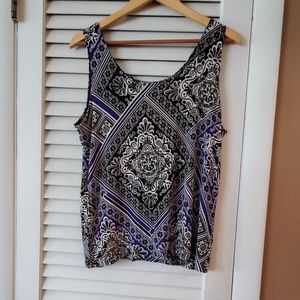 Chicos Traveler's Purple Tank Top